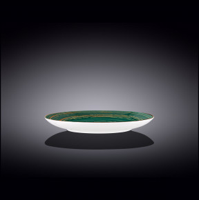 Тарелка 23 см зелёная  Wilmax "Spiral" / 261627