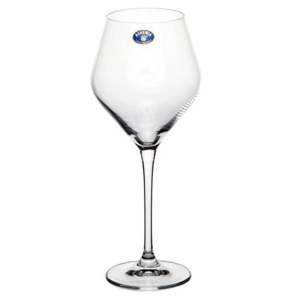 Бокалы для белого вина 400 мл 2 шт  Crystalite Bohemia &quot;Loxia /Локсия /Без декора&quot; / 312504