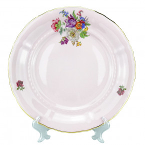 Набор тарелок 25 см 6 шт  Leander "Соната /Полевые цветы" розовая / 254253