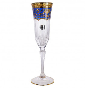 Бокалы для шампанского 180 мл 6 шт  Astra Gold "Адажио /Империя синяя" / 169757