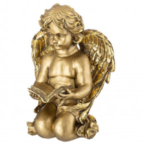 Фигурка 38 см  ИП Шихмурадов "Ангел с книгой" /бронза с позолотой / 273606