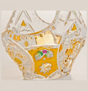 Корзинка 12 см  Aurum Crystal "Хрусталь с золотом" / 006843