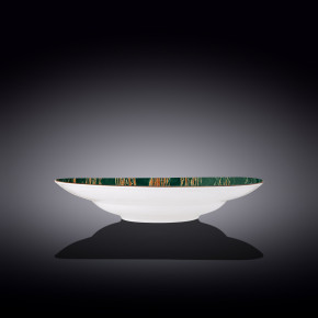 Тарелка 28,5 см глубокая зелёная  Wilmax "Scratch" / 261490
