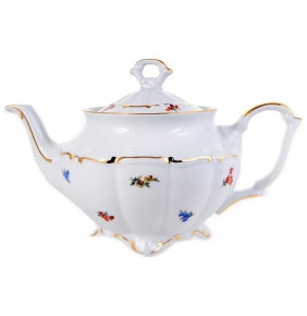 Заварочный чайник  Bavarian Porcelain "Мария-Тереза /Мелкие цветы /Отводка золото" / 147969