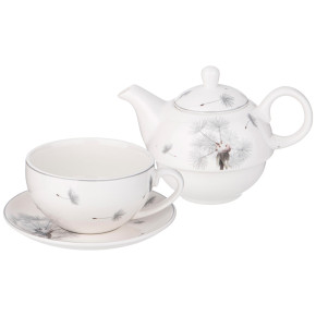 Чайный набор 3 предмета (заварочный чайник 470 мл + чайная пара)  LEFARD "Dandelion" / 331966