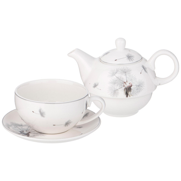 Чайный набор 3 предмета (заварочный чайник 470 мл + чайная пара)  LEFARD &quot;Dandelion&quot; / 331966