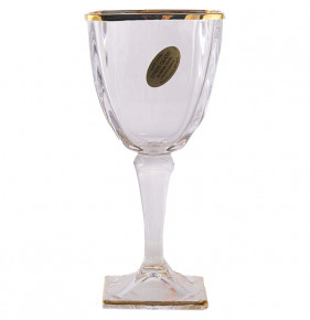 Бокалы для белого вина 270 мл 6 шт  UNION GLASS "Ареззо /Отводка золото" / 229153
