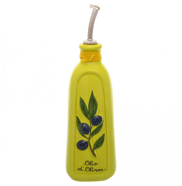 Бутылка для масла 28,5 см  Artigianato Ceramico by Caroline &quot;Oliere Classiche&quot; зелёное яблоко / 228196