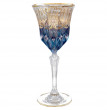 Бокалы для белого вина 6 шт  RCR Cristalleria Italiana SpA &quot;Timon /Адажио синий с золотом&quot; / 101096