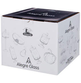 Фруктовница 24 х 24,5 см н/н  Alegre Glass "Sencam /Grey" / 313677