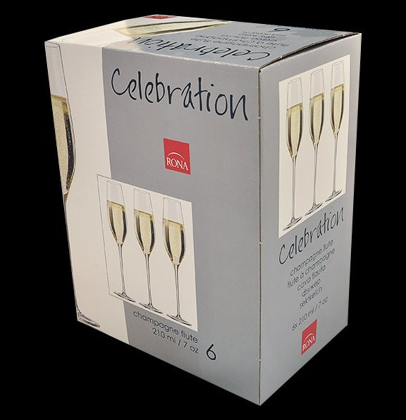 Бокалы для белого вина 360 мл 6 шт  Rona &quot;Celebration /Ромашковый узор&quot; / 089037