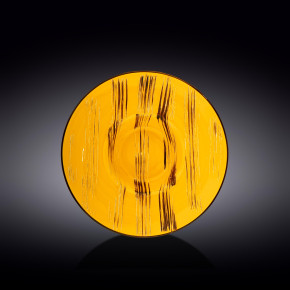 Тарелка 24 см глубокая жёлтая  Wilmax "Scratch" / 261482