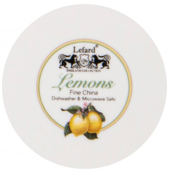 Набор тарелок 23 см 2 шт глубокие  LEFARD &quot;Лимоны&quot; / 280622