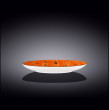 Тарелка 25,5 см глубокая оранжевая  Wilmax &quot;Scratch&quot; / 261829