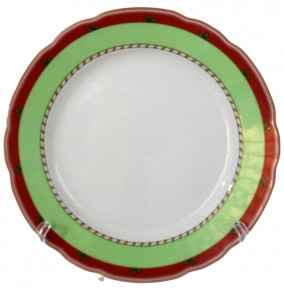 Набор тарелок 19 см 6 шт  Thun "Роза /Вишни /Зеленый кант" / 245448