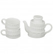 Чайный набор на 2 персоны 3 предмета (чайник 300 мл + 2 чашки по 150 мл)  LEFARD &quot;Пизанская башня&quot; / 194465
