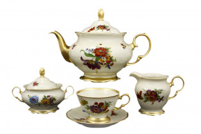 Чайный сервиз на 6 персон 15 предметов  Sterne porcelan "Аляска /Полевой цветок /СК" / 125426