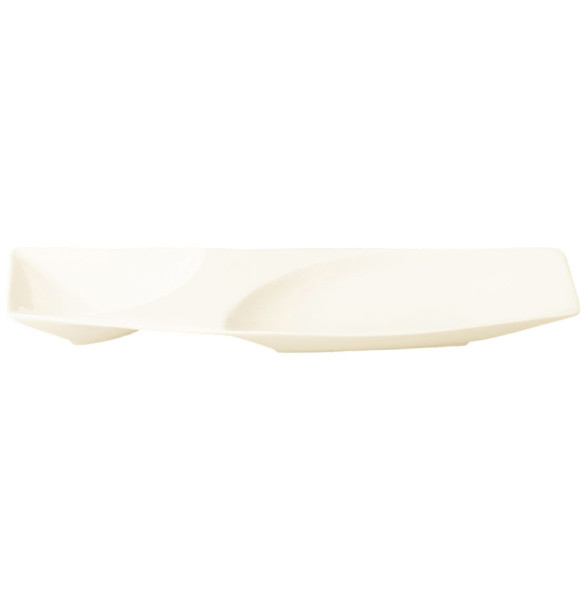 Тарелка 53 х 30 см прямоугольная 2-х секционная  RAK Porcelain &quot;Mazza&quot; / 314746