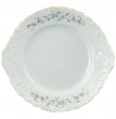 Пирожковая тарелка 29 см  Cmielow &quot;Рококо /Голубой цветок&quot; / 061490