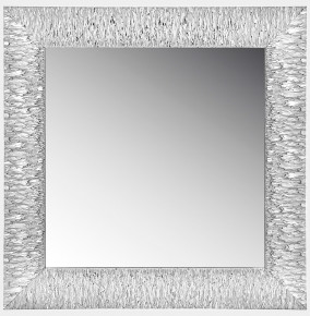 Зеркало 60 х 60/45 х 45 см /рама серебро / 290635