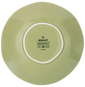 Тарелка 18 х 5 см глубокая 500 мл зелёная  Bronco "Avocado" (2шт.) / 298391