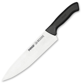 Нож поварской 23 см черная ручка  PIRGE "Ecco" / 321698