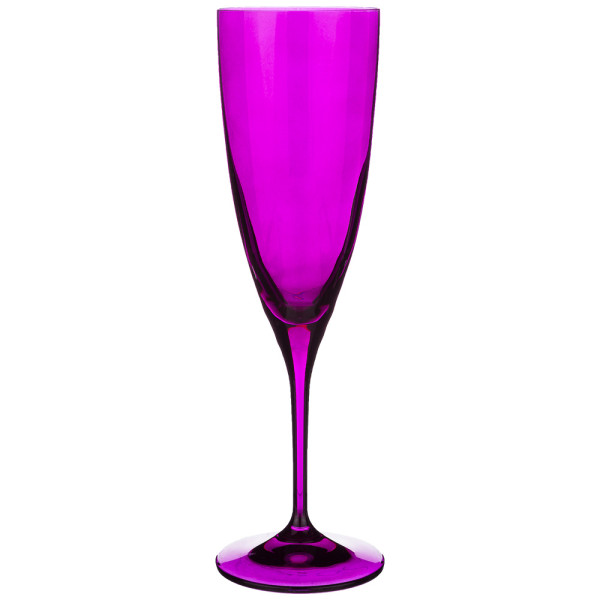 Бокалы для шампанского 220 мл 6 шт  Crystalex CZ s.r.o. &quot;Кейт /Пурпурные&quot;  / 170280