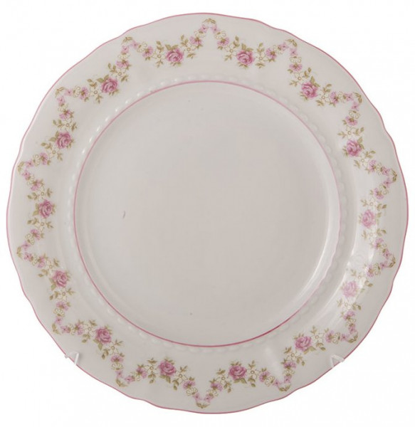 Набор тарелок 19 см 6 шт  Leander &quot;Соната /Розовый цветок /Розовая отводка&quot; / 199362