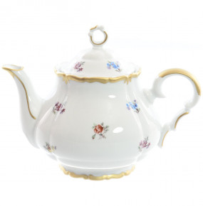 Заварочный чайник 700 мл  Chodov "Корона /Мелкие цветы /Матовое золото" / 148380