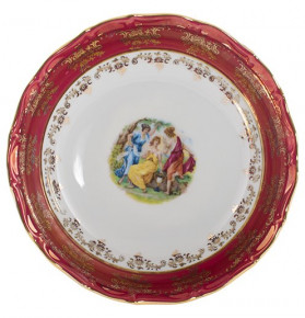 Салатник 16 см  Royal Czech Porcelain "Мария-Тереза /Мадонна красная" / 204370