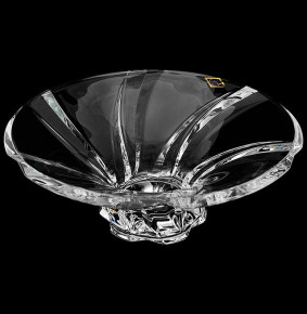 Ваза для фруктов 30,5 см  Aurum Crystal "Оклахома /Без декора" / 093787