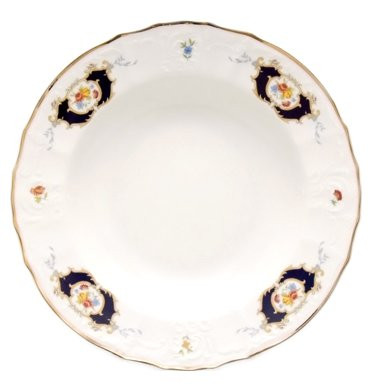 Набор тарелок 23 см 6 шт глубокие  Thun &quot;Бернадотт /Синеглазка&quot; / 012506