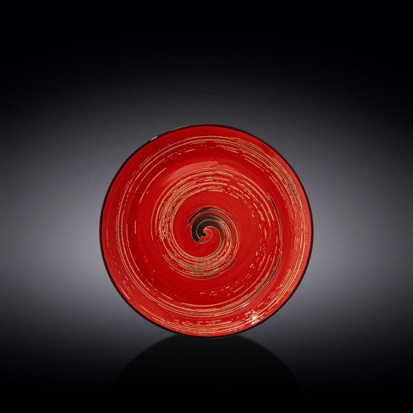 Тарелка 20,5 см красная  Wilmax &quot;Spiral&quot; / 261547