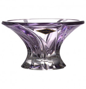 Ваза для конфет 14 см  Aurum Crystal "Оклахома /Фиолет" / 303842