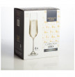 Бокалы для шампанского 200 мл 6 шт  Crystalite Bohemia &quot;Дора /432481 /Панто /Морозные узоры&quot; / 152153