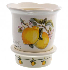 Подставка для столовых приборов 14,5 см  Artigianato Ceramico by Caroline "Artigianato ceramico /Лимоны" / 156775