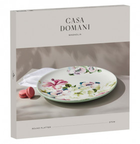 Блюдо 37 см круглое  Casa Domani "Магнолия" (подарочная упаковка) / 298483