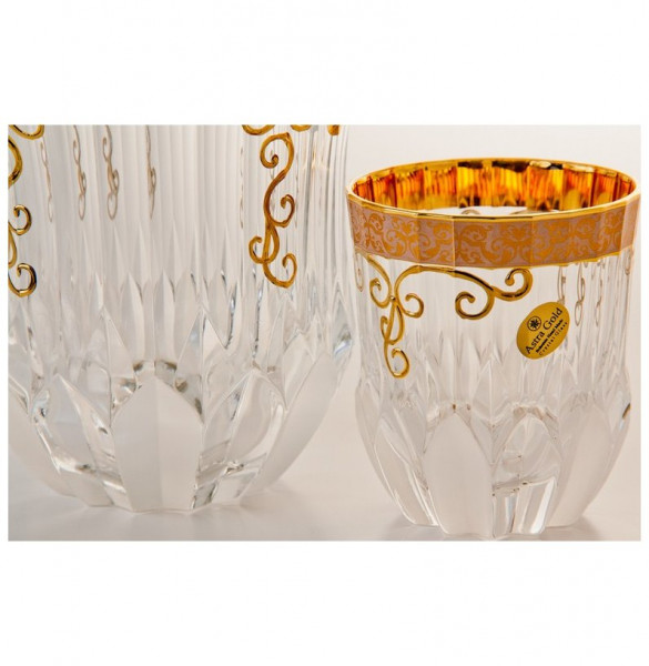 Набор для воды 7 предметов (графин + 6 стаканов)  Astra Gold &quot;Венус /Адажио белый&quot; 20594 / 030358