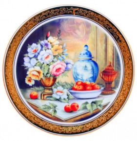 Тарелка настенная 33 см  Anton Weidl Gloria "Цветы /1521" / 002177