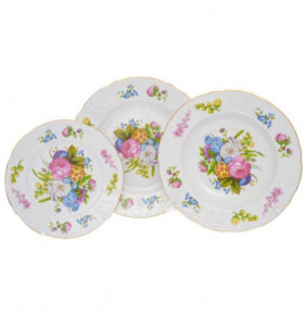 Набор тарелок 18 предметов  Thun "Бернадотт /Весенние цветы" / 236368