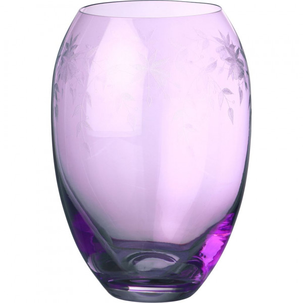 Ваза для цветов 22,5 см фиолетовая  Crystalex CZ s.r.o. &quot;Цветочный декор&quot;  / 170225