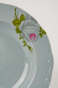 Набор тарелок 24 см 6 шт глубокие  Weimar Porzellan "Алвин голубой" / 012238