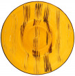 Тарелка 25,5 см глубокая жёлтая  Wilmax &quot;Scratch&quot; / 261481