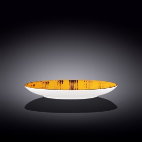 Тарелка 28 см жёлтая  Wilmax "Scratch" / 261476