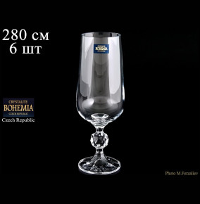 Бокалы для пива 280 мл 6 шт  Crystalite Bohemia "Sterna /Клаудия /Без декора" / 123791