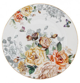 Набор тарелок 20,5 см 2 шт белые  Anna Lafarg Primavera "Розамунда" (подарочная упаковка) / 300893
