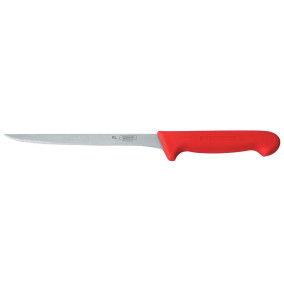 Нож филейный 20 см красная ручка  P.L. Proff Cuisine "PRO-Line" / 324967