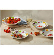Набор тарелок 5 предметов (тарелка 27 см + 4 тарелки 22 см)  Casa Domani &quot;Весенние овощи&quot; (подарочная упаковка) / 291458
