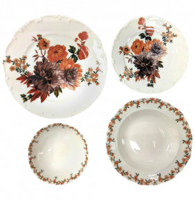 Набор тарелок 24 предмета на 6 персон  O.M.S. Collection "LIANA" / 285873