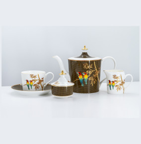 Чайный сервиз на 6 персон 15 предметов  Anna Lafarg Stechcol "Птицы" (подарочная упаковка) / 340902